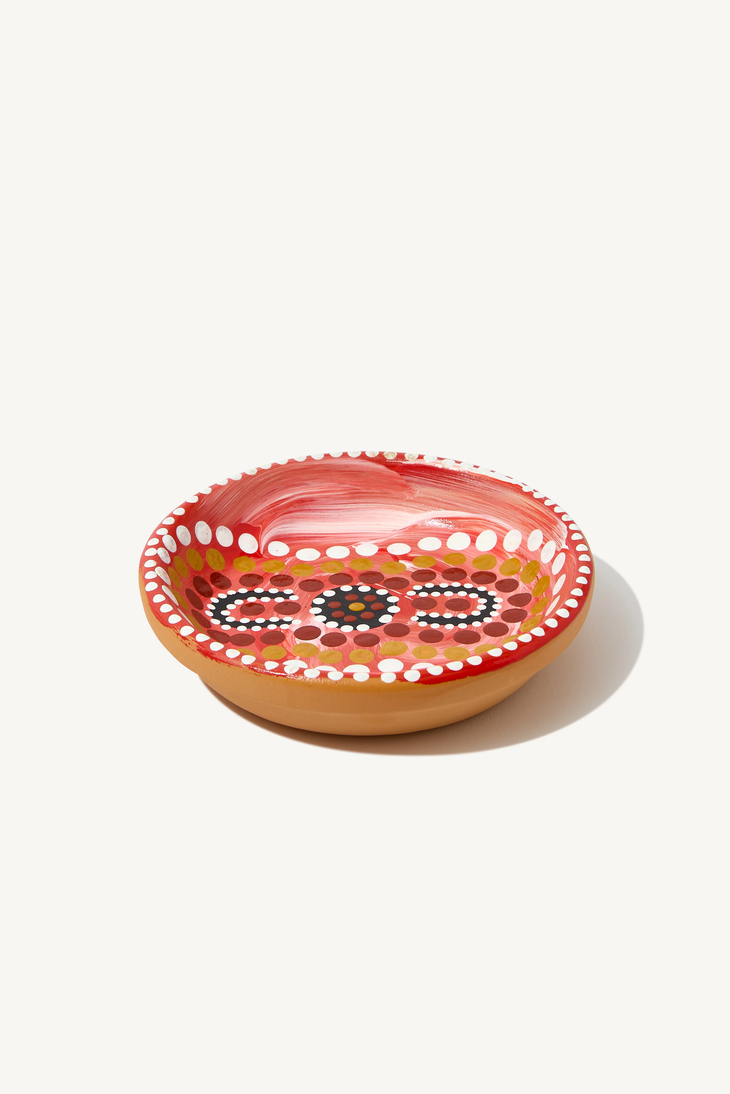 Hand Painted Dot Art Plate - small - Image 3