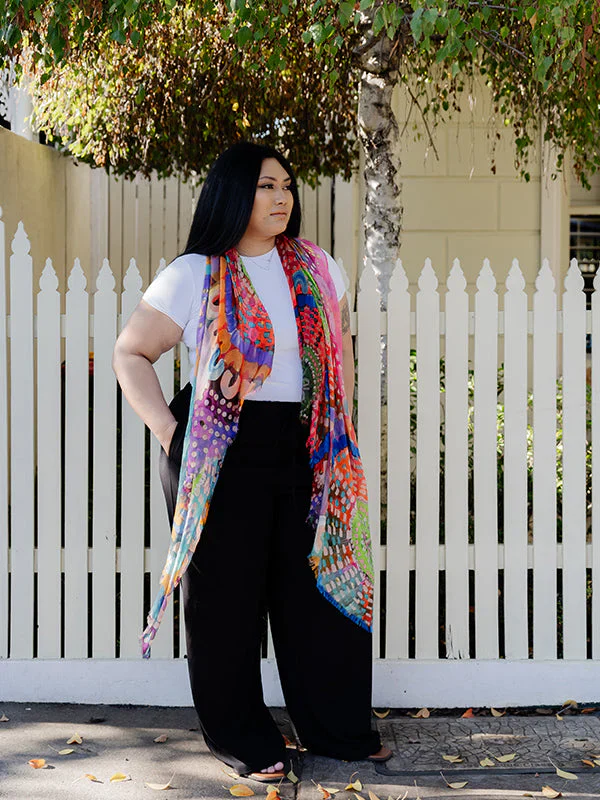 Aboriginal Each Of Us Rectangle Scarf - Image 2