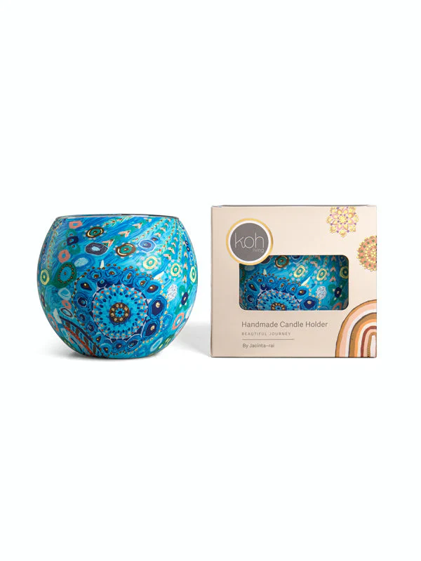 Aboriginal Girambit Tealight Candle Holder Regular price - Image 2