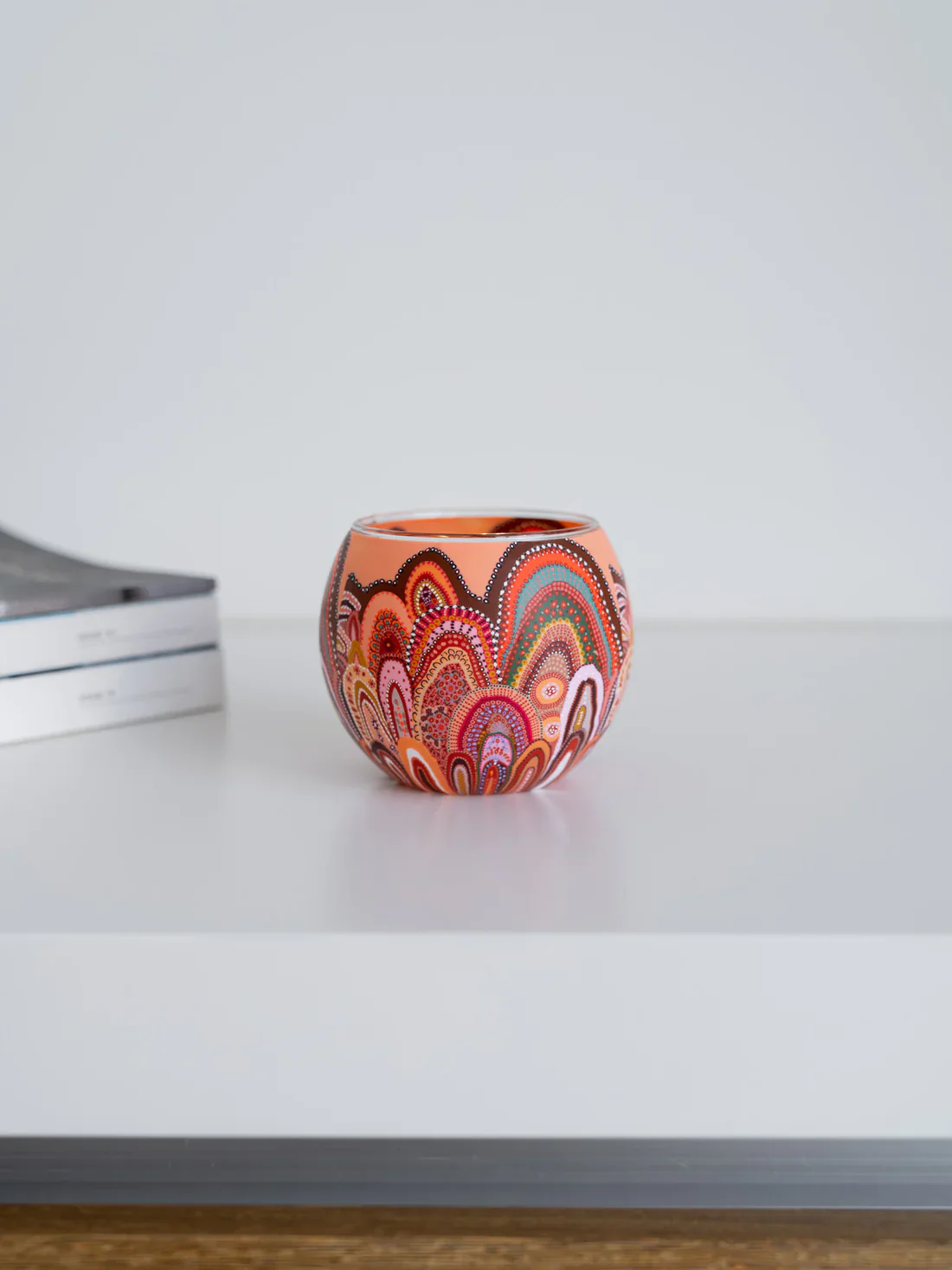 Aboriginal Tealight Candle Holder Beautiful Journey Home - Image 2