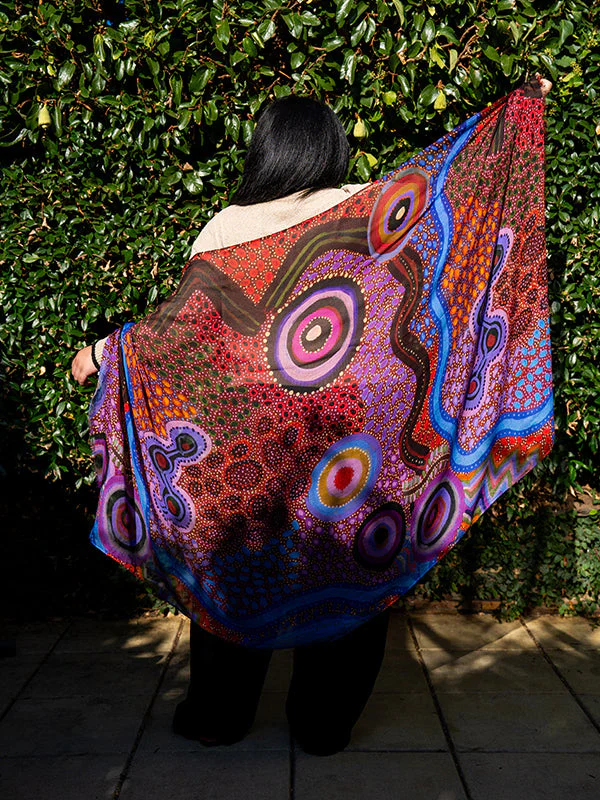 Aboriginal Our Country Rectangle Scarf - Image 3