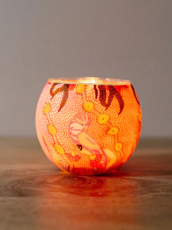 Aboriginal Spirit Being Tealight Candle Holder - Image 2