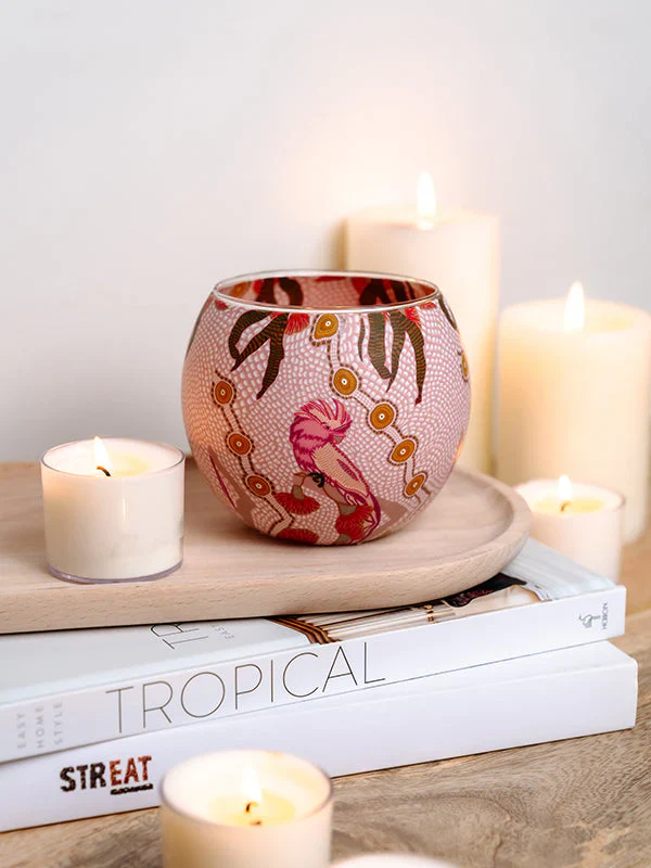 Aboriginal Spirit Being Tealight Candle Holder - Image 3