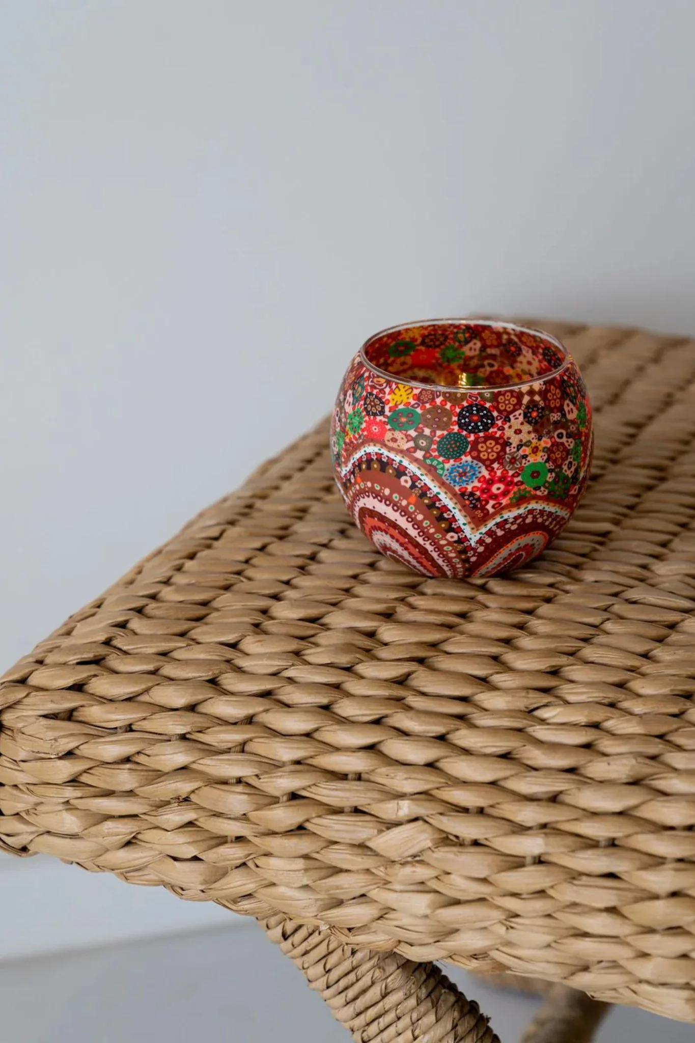 Aboriginal Tealight Candle Holder Together Again - Image 2