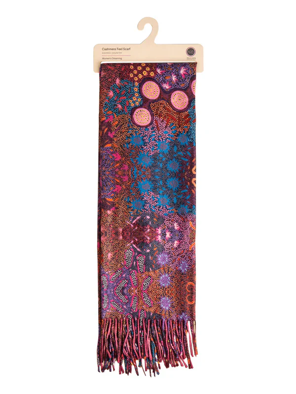 Aboriginal Women's Dreaming Scarf - Image 2