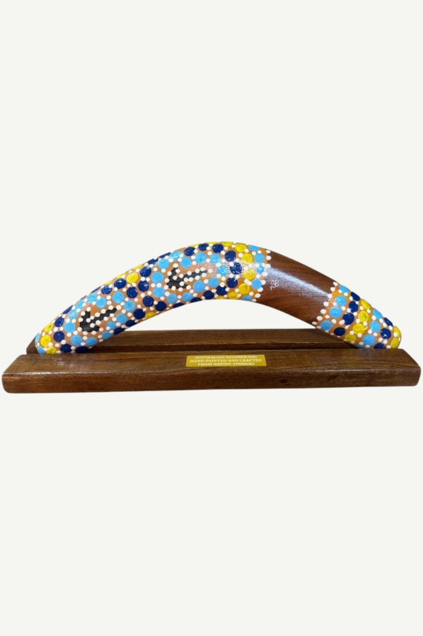 Boxed Dot Boomerang with Stand 12" - Image 2