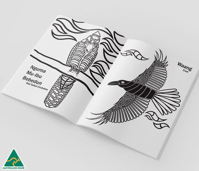 Dancing Wombat Colouring Book - Image 3