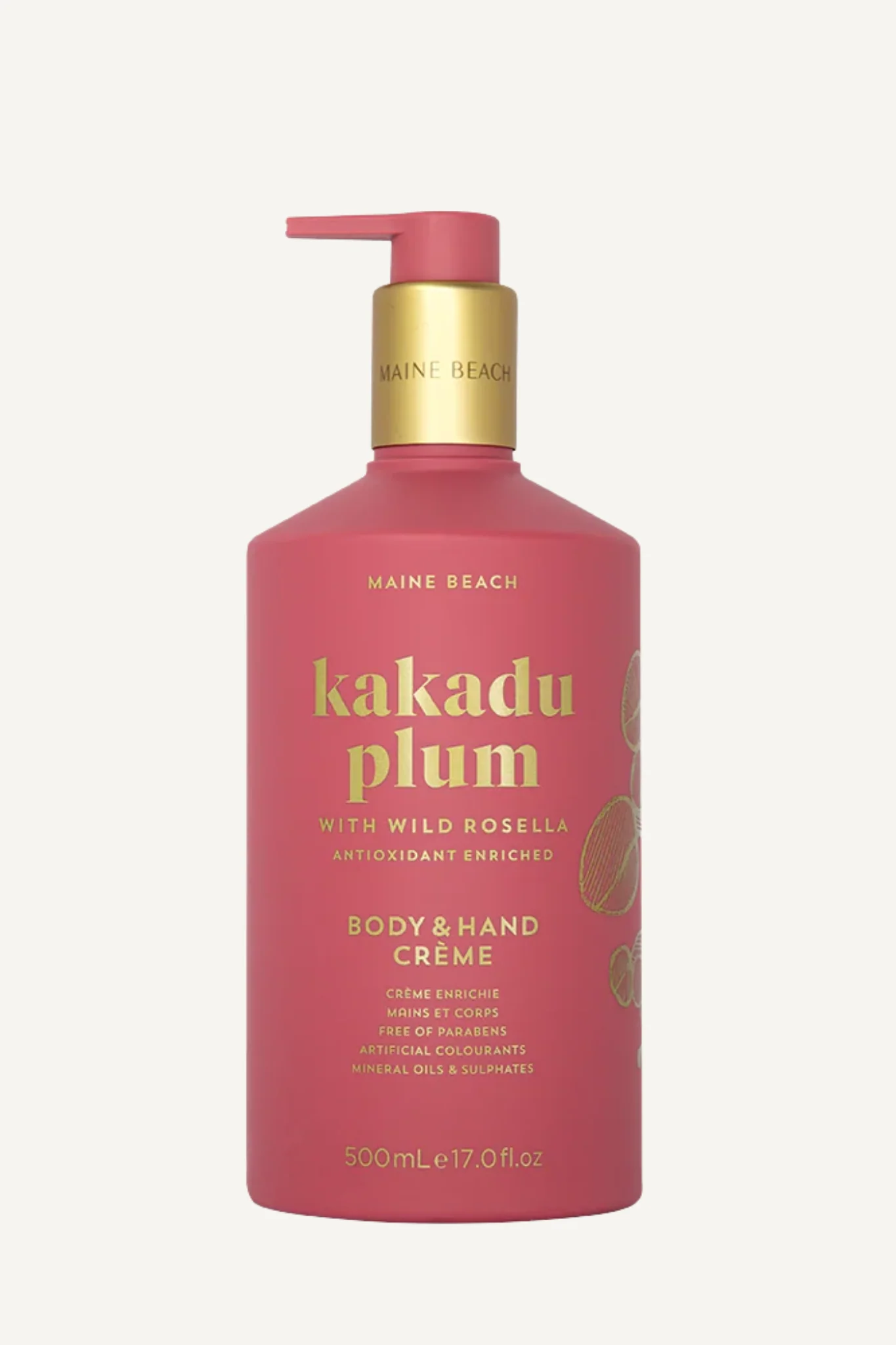Kakadu Plum - Body & Hand Crème 500ml