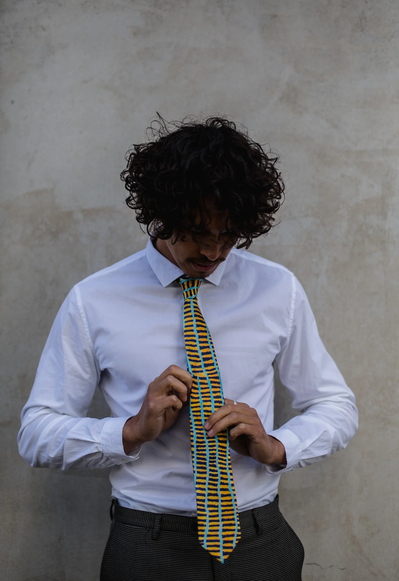 Kulyakartu Ngurra tie by Wokka Taylor - Image 3