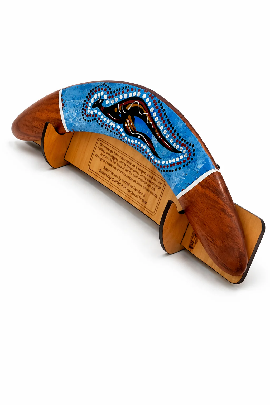 Murra Wolka Art Boomerang with stand - Image 3