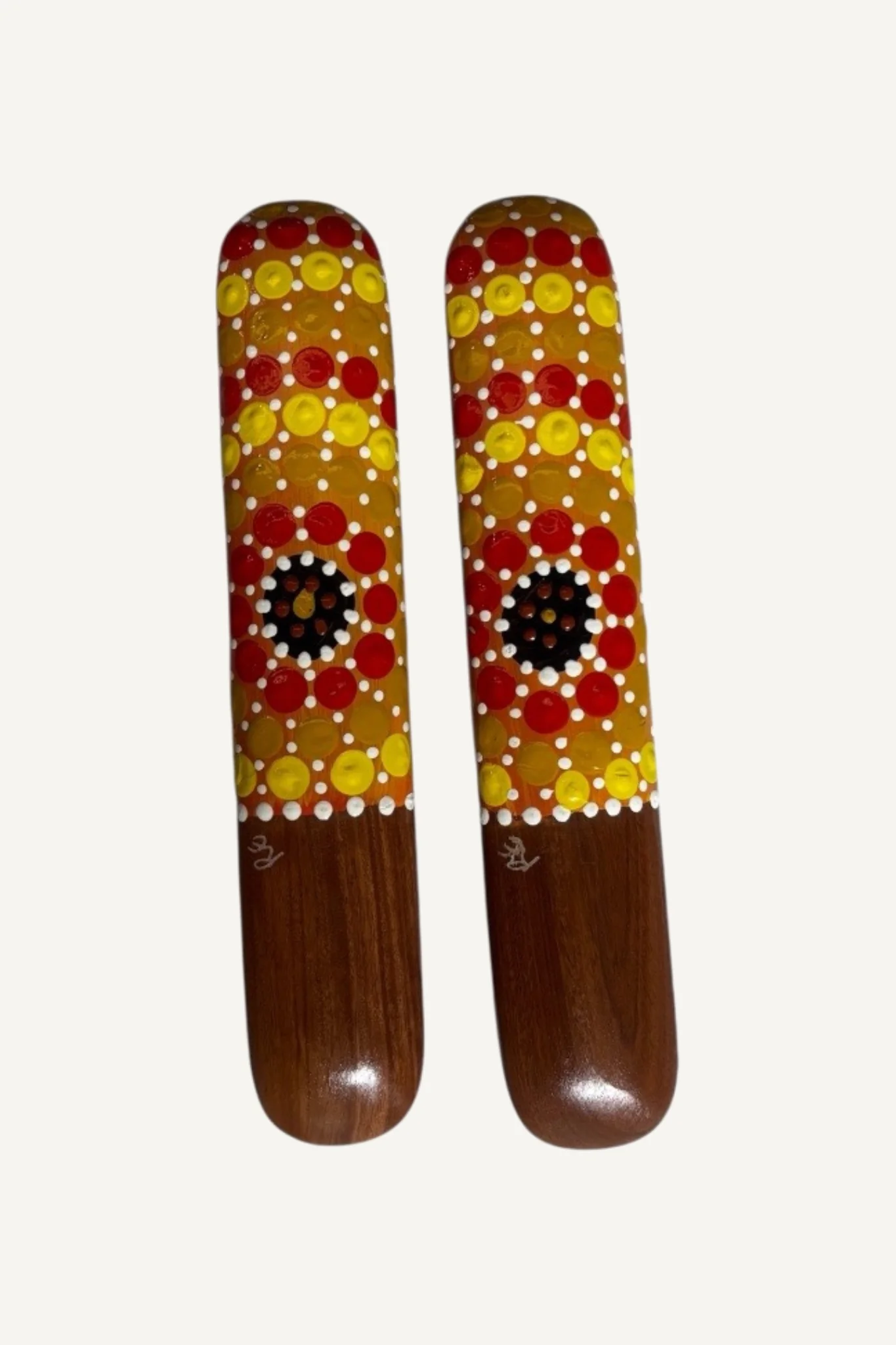 Music Sticks Handpainted Dot Artwork - Image 3
