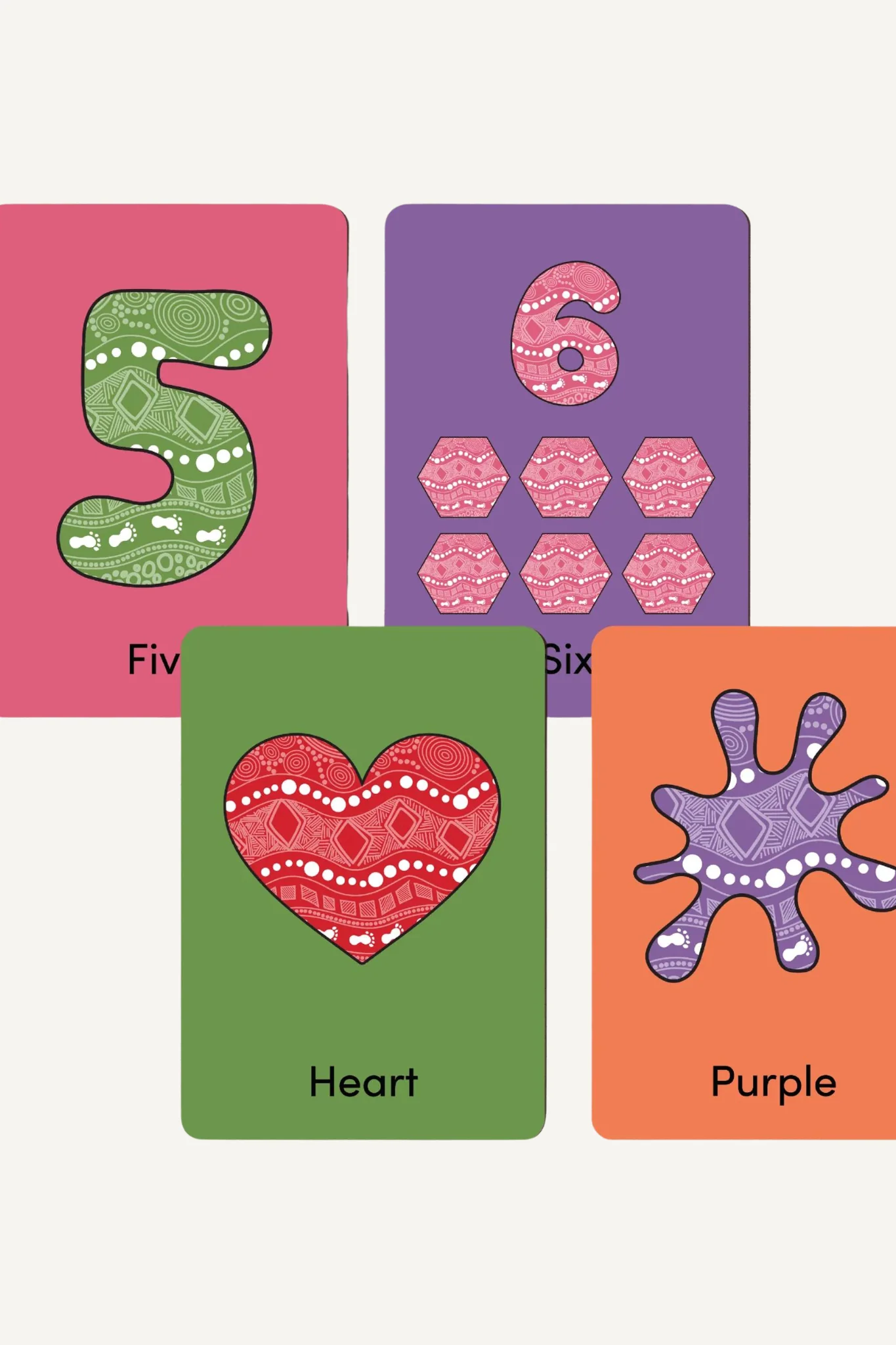 Numbers, Colours + Shapes Flash Cards - Image 3