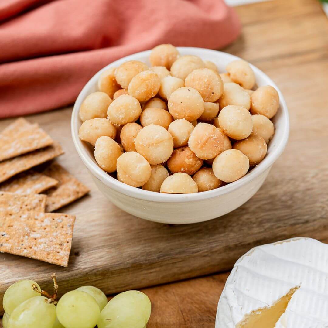 Oven Roasted Macadamias with Pink Lake Salt - Image 3