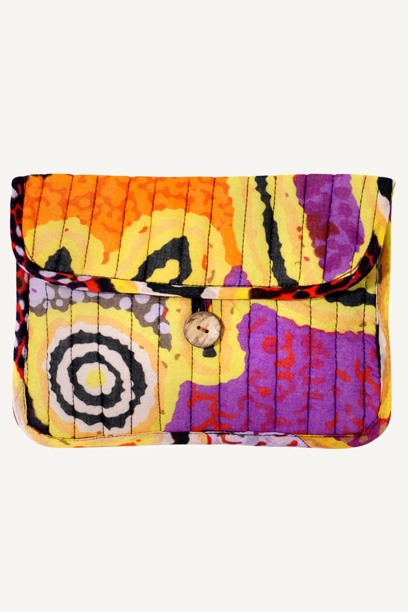 Paddy Stewart Quilted Buttoned Pouch