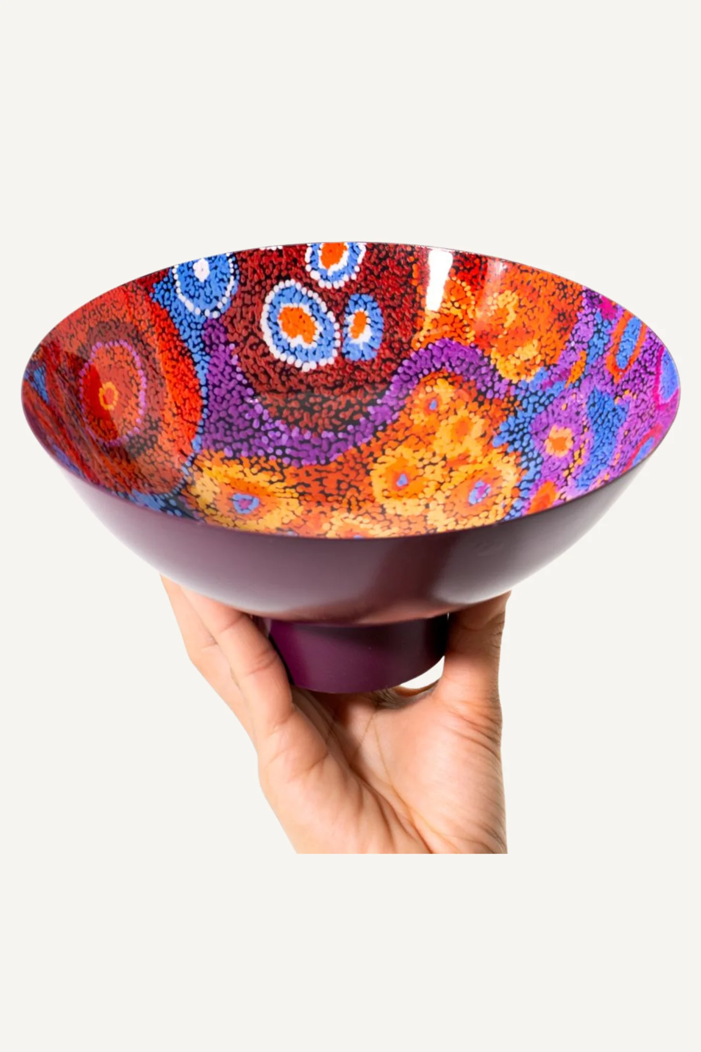 Powder Coated Bowl - Andrea Mimpitja Adamson (medium)