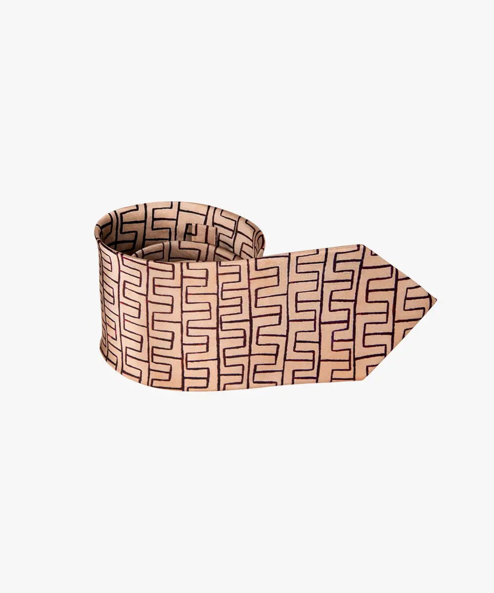 Untitled Tie by Ray James Tjangala - Image 2